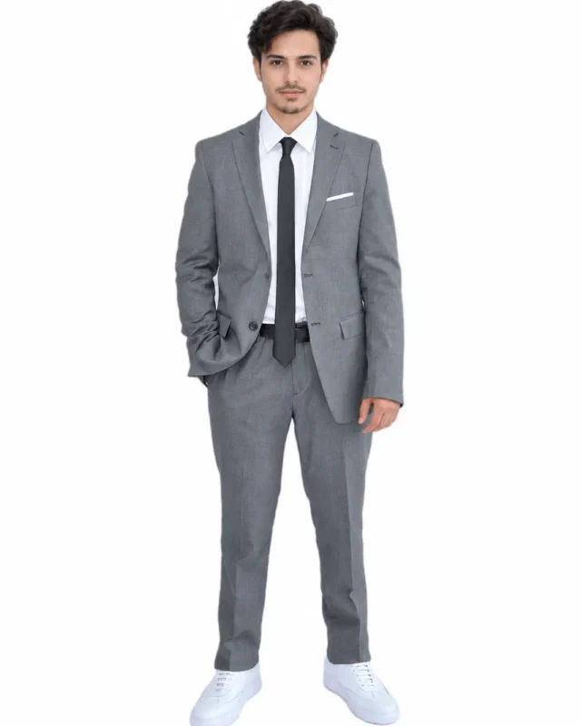Costume homme gris clair Monaco