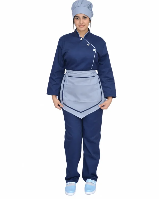 Tenue de cuisine bleu marine Marseille