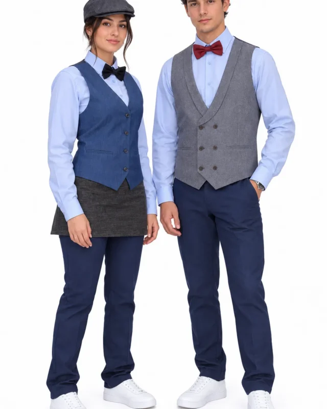 Tenue de serveur style bistrot Montmartre