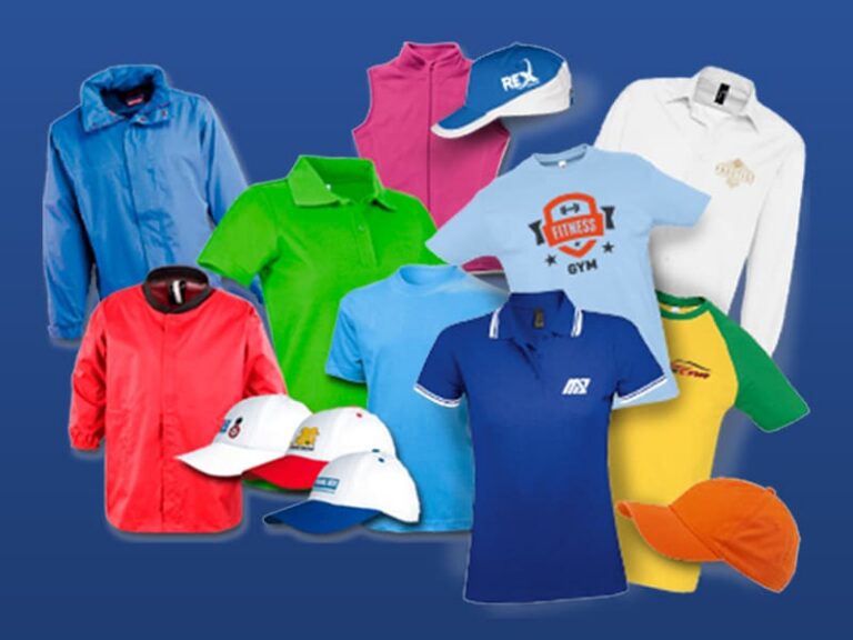 Polos, t-shirts, vestes et casquettes publicitaires personnalisés avec logo